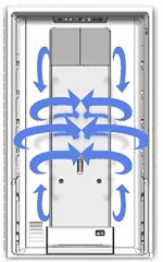 Sauber – Frigorífico Combi Serie 3-185I Tecnología NOFROST – Eficiencia energética: A++ – 185x60cm – ENTREGA EN DOMICILIO – Image 5