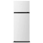 Hisense RT267D4AWF – Frigorífico Dos Puertas; Capacidad 205L Neto; Cíclico; Color Blanco; Alto 143 Cm; Tirador Integrado; Puertas Reversibles; Congelador 4 Estrellas; Silencioso 40 dB