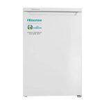Hisense RR154D4AW2 – Frigorífico una puerta reversible; clase A++; 120 L de capacidad neta; 84.5 cm de alto; silencioso 40 dBA; Plástico; Blanco