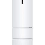 Haier HTR3619ENPW – Frigorífico combi no frost; 348l; Motor inverter; My Zone; Altura 1;9m; Cajones Easy Access; 37dba; Blanco; Clase E