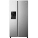 Hisense RS650N4AC1 – Frigorífico Side By Side; Total No Frost con ventilación Multi Air Flow; Clase A+; Dispensador de hielo y agua; 499 litros de capacidad; acabado inoxidable
