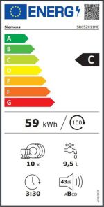 Siemens - Lavavajillas integrado 45 cm 10 servicios – Image 8